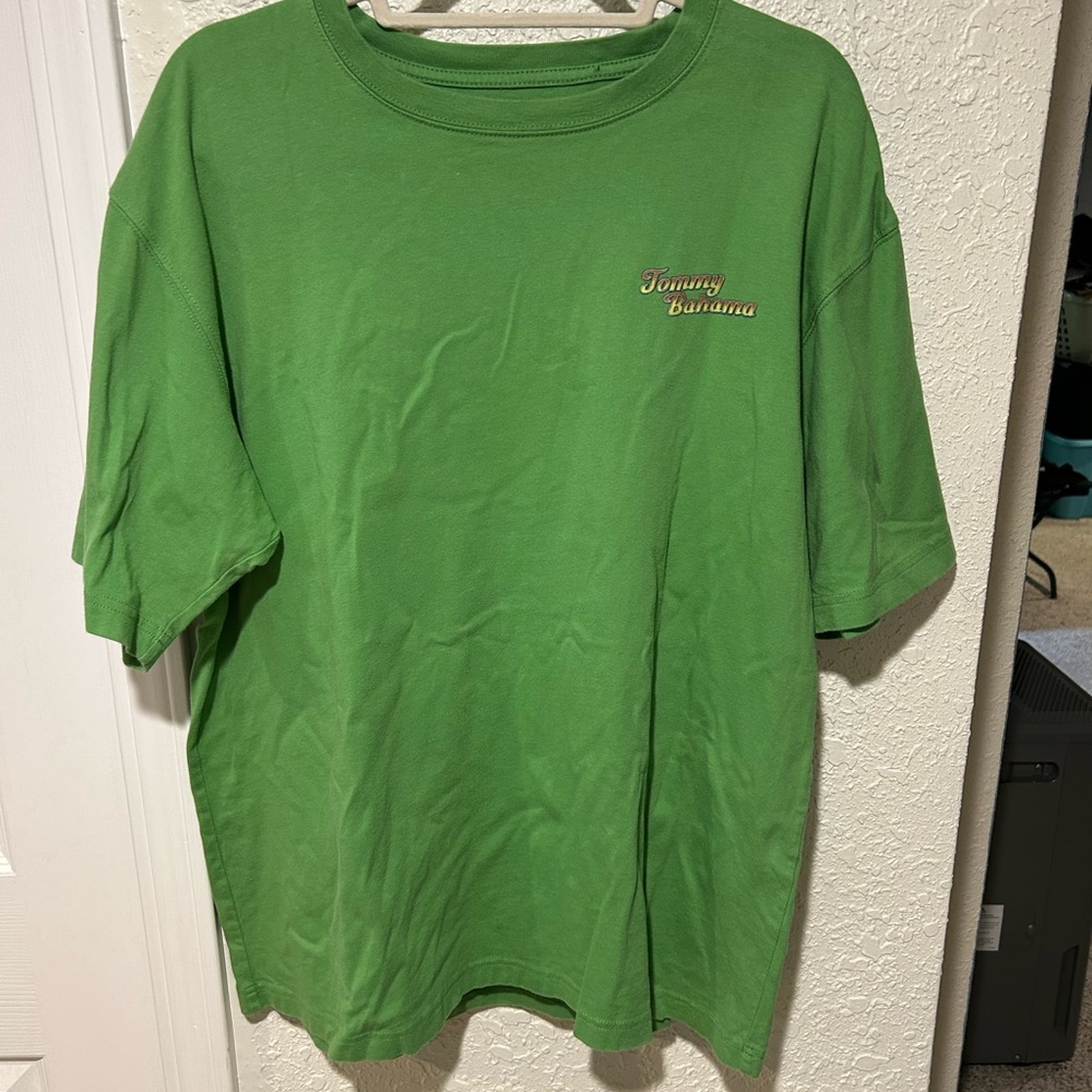 Tommy Bahama men’s size large green t shirt.